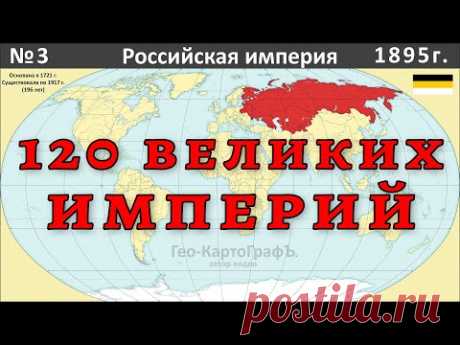 120 крупнейших государств в истории