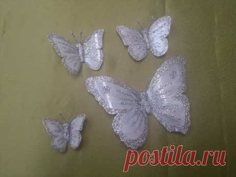 mariposas blancas, muy decorativas