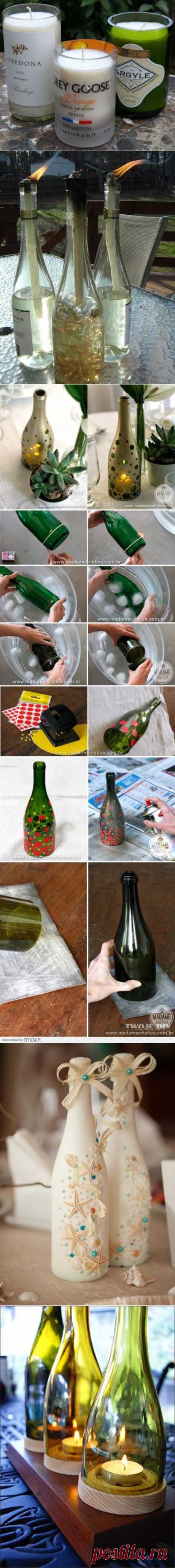 26 Wine Bottle Crafts To Surprise Your Guests Beautifully