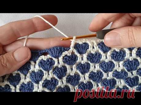şahane bir yelek battaniye örgü modeli crochet knitting