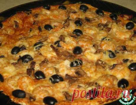 Тонкое тесто и соус для итальянской пиццы – кулинарный рецепт