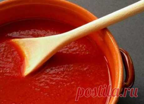 Быстрый соус из томатной пасты