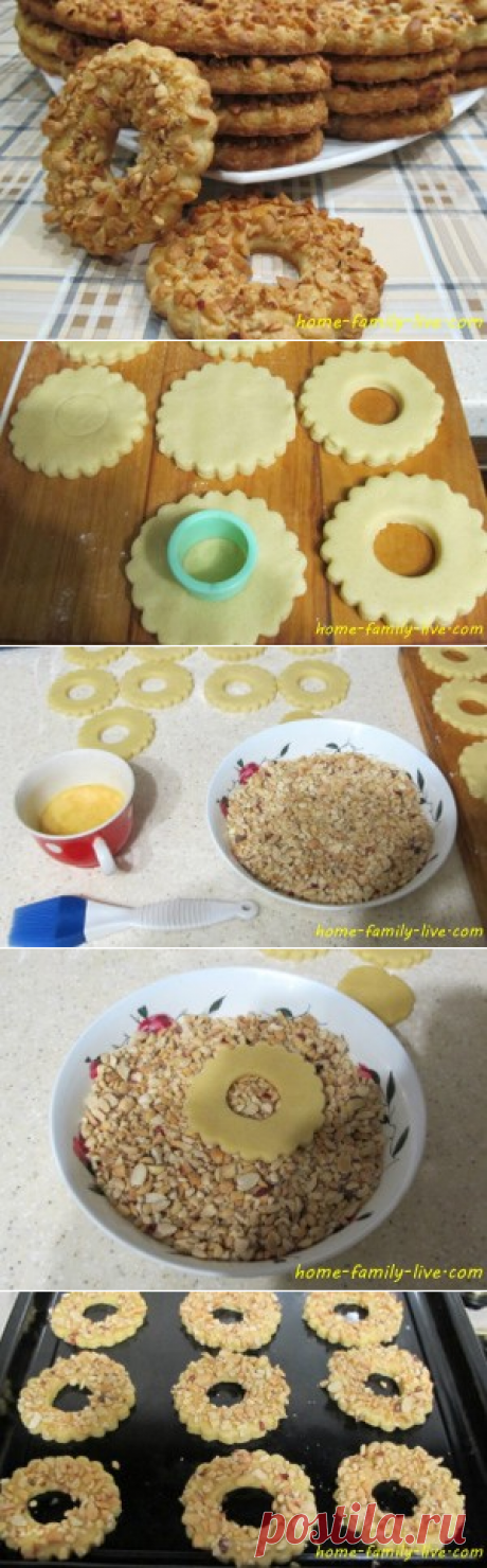 Печенье с орехами/Сайт с пошаговыми рецептами с фото для тех кто любит готовить