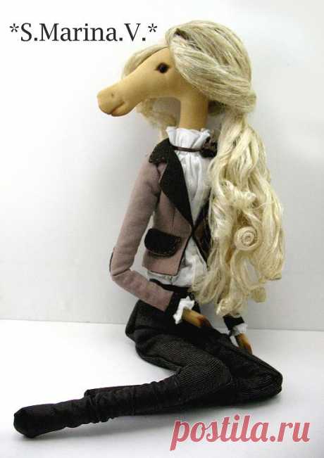 ГОД ЛОШАДИ. Текстильная лошадка Энни. | Куклы авторские | Игрушки | Uniqhand - сообщество любителей необычных вещей