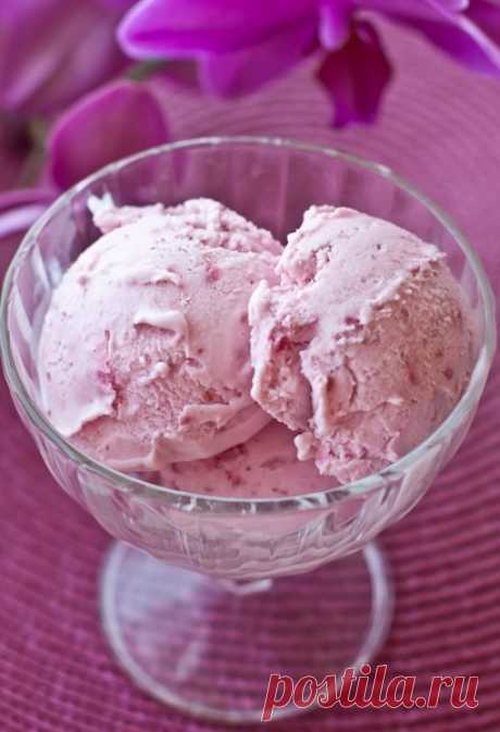 Малиновое мороженое (без яиц) - Вкусная жизнь