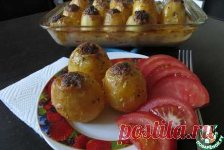 Фаршированная картошка Кулинарный рецепт