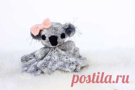 Cuddly Koala - Free Crochet Lovey Pattern