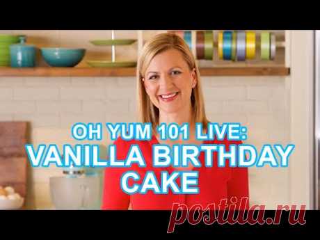 Professional Baker Decorates Birthday Cake LIVE! | Oh Yum 101