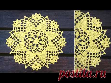 Crochet Lace Doily Tutorial