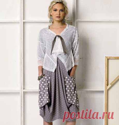 V8975 | Misses' Dress and Jacket | New Sewing Patterns | Vogue Patterns
