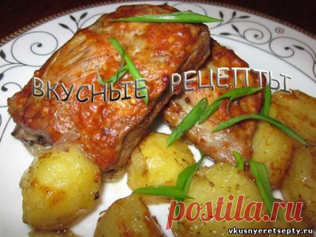 Ребрышки с картошкой в духовке - пошаговый рецепт с фото | Вкусные рецепты