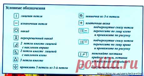 Расшифровка обозначений: вязание спицами — Сделай сам, идеи для творчества - DIY Ideas