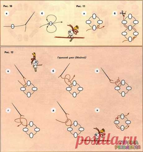 ЗАДЕЛКА НИТЕЙ - Бисероплетение - Рукоделие и творчество - Рукоделие