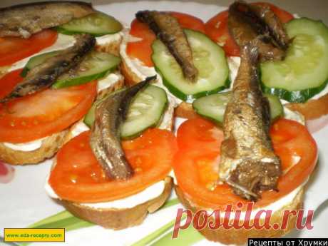 Бутерброды со шпротами помидорами огурцами с майонезом рецепт с фото пошагово - 1000.menu