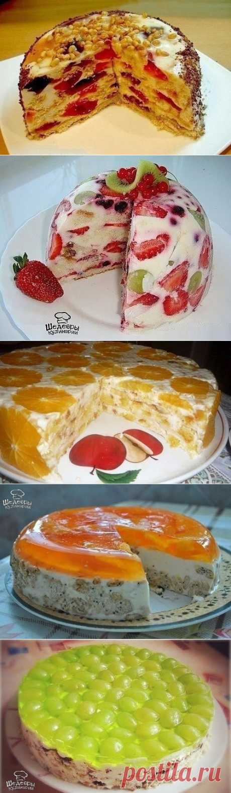 ТОРТЫ БЕЗ ВЫПЕЧКИ 🍰