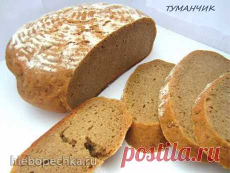Хлеб ржаной подовый 100% на закваске «Без ничего» (духовка) (есть пересчет на дрожжи) - рецепт с фото на Хлебопечка.ру