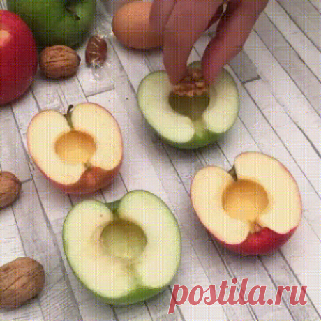 Чудо яблочки 🍎🍏 Красиво, просто, вкусно! Замечательная идея👍 | OK.RU