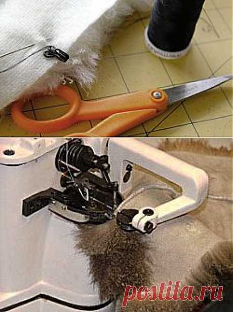 Технология работы с мехом | Как сшивать шкурки натурального меха