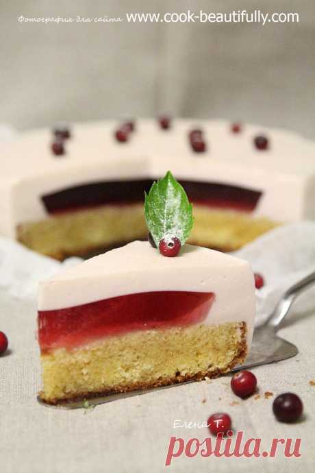 Йогуртовый торт с желе «Лесная ягода»