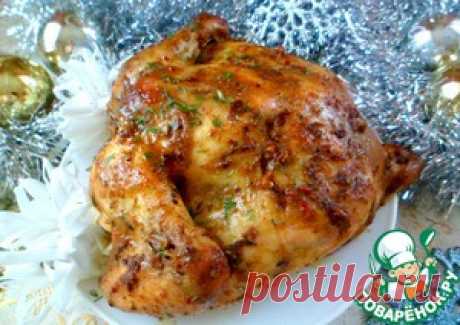Сочная курица, запеченная в духовке - кулинарный рецепт