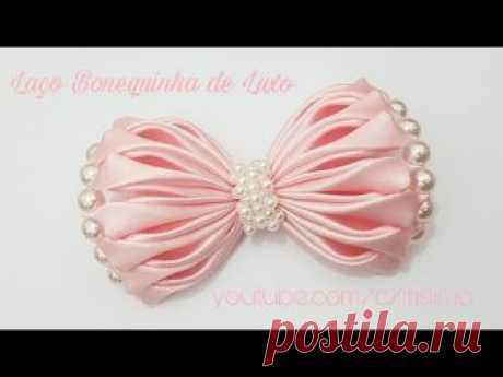 Laço de Cetim 🎀 Laço Bonequinha de Luxo  🎀 DIY 🎀 PAP 🎀 TUTORIAL 🎀 Iris Lima