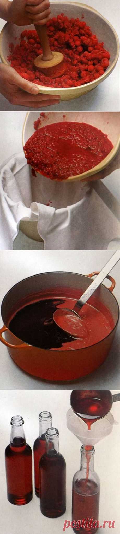 Как сварить превосходный малиновый сироп. Фото-рецепт. | Хозяева дома.