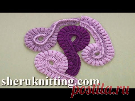 How to Crochet Freeform Element Tutorial 26