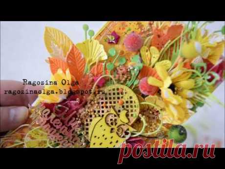 Яркая открытка с акварельным фоном &quot;Счастливая весна&quot; 
Музыка Nightwish - Tutorial watercolor background &quot;Happy Spring&quot; by Ragozina Olga - YouTube