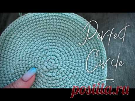 ВЯЖЕМ ИДЕАЛЬНЫЙ КРУГ КРЮЧКОМ 💥💥💥 HOW TO CROCHET IDEAL CIRCLE