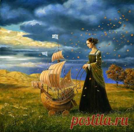 Illusions of Absurdity. On the Way Of Destiny, Michael Cheval (Михаил Хохлачев), арт галерея живописи. Страница get.