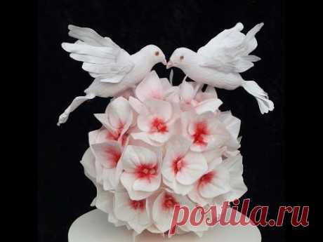 How to make a Gumpaste Dove Tutorial - YouTube
