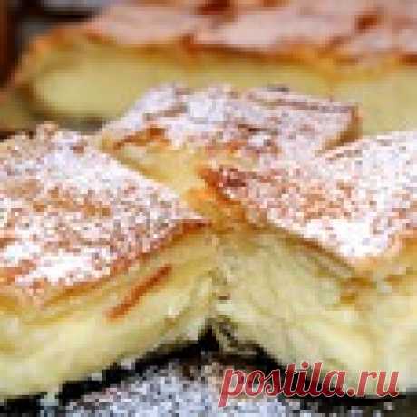 Бугаца-традиционный греческий пирог с кремом Кулинарный рецепт