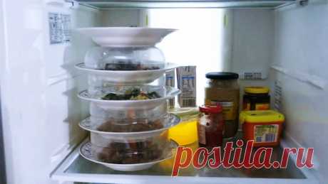 Органайзер для холодильника из пластиковой бутыли