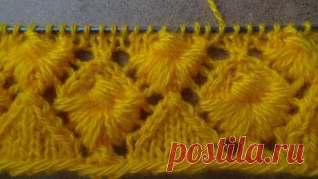 Узор спицами - РАКУШКА. knitting patterns Вяжем спицами узор РАКУШКУ. Оригинал здесь https://samyelininorguleri.blogspot.ru/2011/07/pembe-yelek-modelinin-acklamas.html