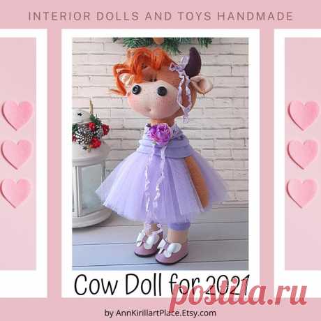 Interior Cow Doll 2021 Happy New Year Zodiac Toy Winter | Etsy