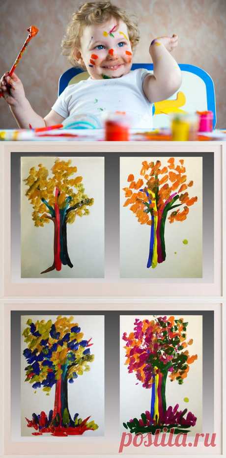 Учимся рисовать: сказочное дерево - Статьи - Дети 3-7 лет - Дети@Mail.Ru