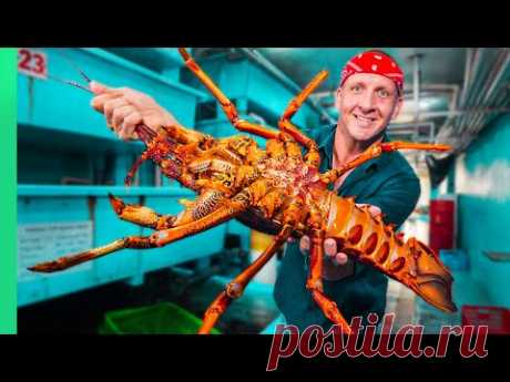 French Chef Prepares RARE Red Spiny LOBSTER 5 Ways!!