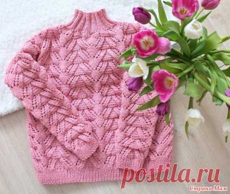 Ажурный свитер - Вязание - Страна Мам