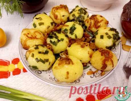 Картофельные клецки со шкварками – кулинарный рецепт