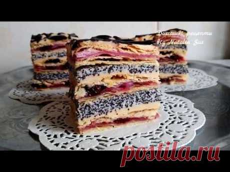 ❄ ПЛЯЦОК "ЗИМОВА ВИШНЯ" ❄ | ТОРТ "ЗИМНЯЯ ВИШНЯ" Торт с вишней 🍒  Cherry cake Cake recipes