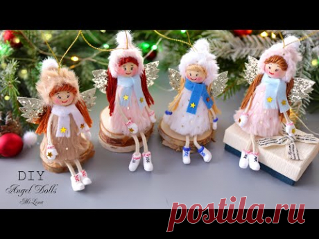 👼 КУКОЛКА АНГЕЛ 👸❤️👸 Christmas Angel Doll 👼