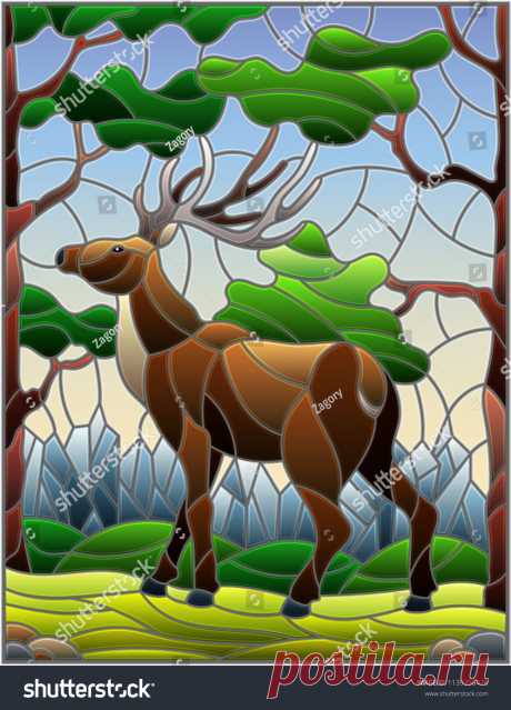 Illustration Stained Glass Style Wild Deer: vector de stock (libre de regalías) 1139356478 | Shutterstock Descubre Illustration Stained Glass Style Wild Deer imágenes de stock en HD y millones de otras fotos de stock, objetos en 3D, ilustraciones y vectores libres de regalías en la colección de Shutterstock.  Se agregan miles de imágenes nuevas de alta calidad todos los días.