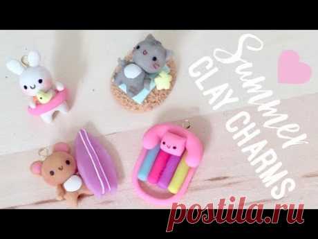 DIY Polymer Clay Summer Charms