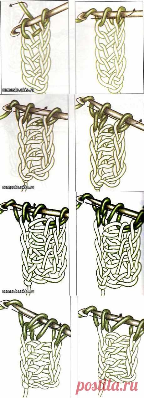 Начальный ряд без воздушных петель » Клубка.Нет - Все о вязании крючком