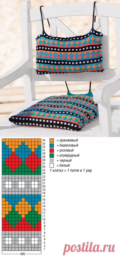 Вязаная подушка и мягкая спинка для кресла | Рукоделие