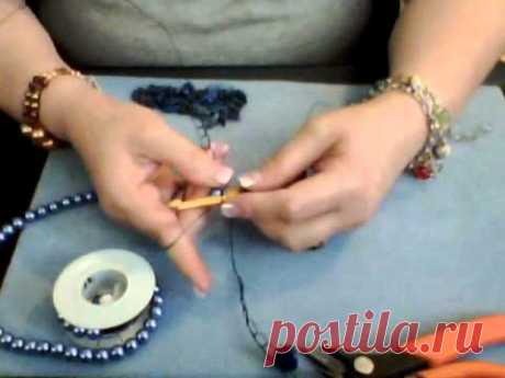How to Make a Wire Crochet Necklace Part 5
