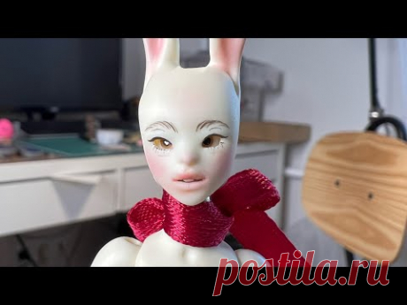 {milk rabbit} Art BJD doll review/Упаковка Авторской Куклы