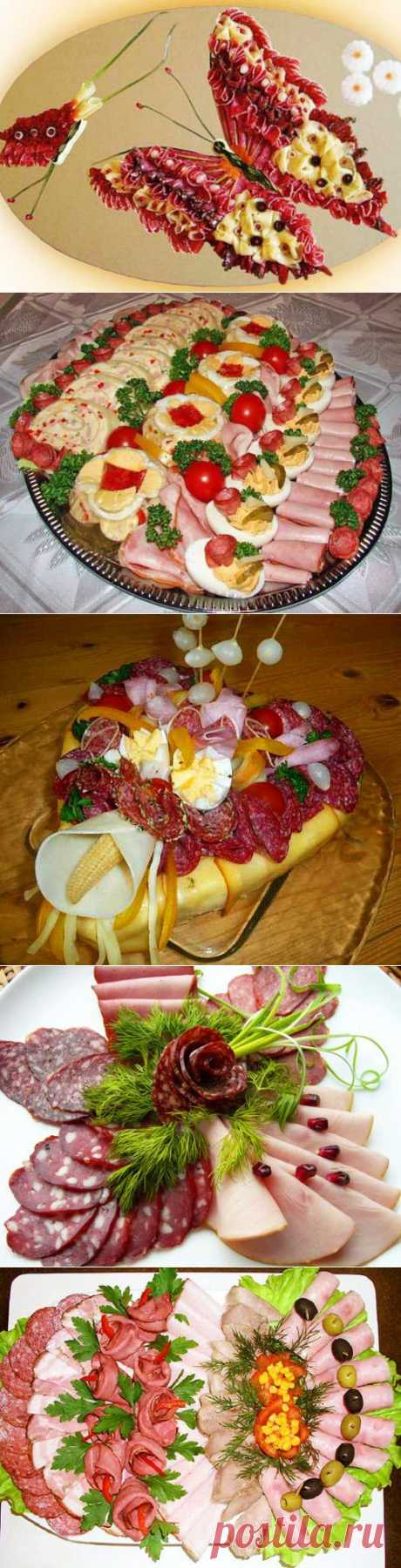 Праздничная нарезка: мясная тарелка. Супер коллекция - Простые рецепты Овкусе.ру