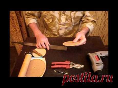 Делаем донышко из ДВП с &quot;самоклейкой&quot;-Make the bottom of the fiberboard - YouTube