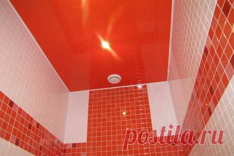 Натяжной или реечный потолок в ванной: выбор, плюсы, минусы, эксплуатация RMNT.RU